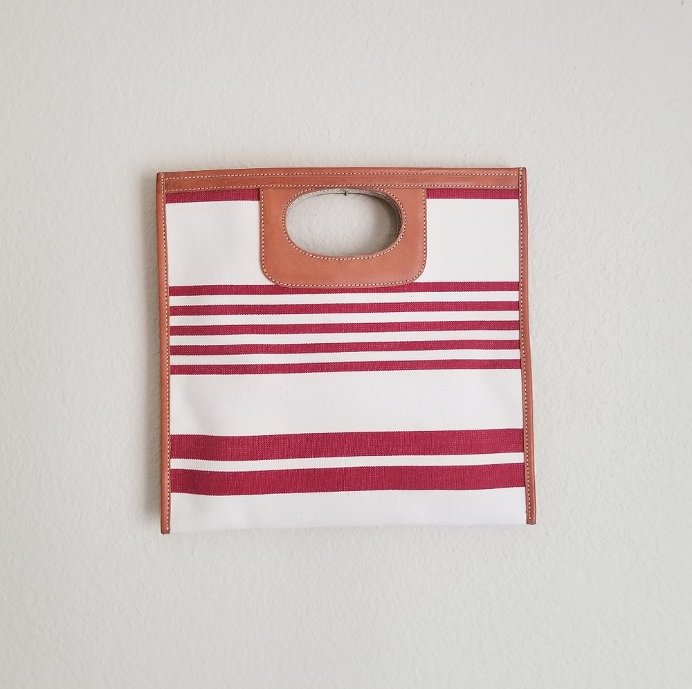 J.Crew Large Canvas Clutch